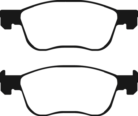 Brake Pad Set, disc brake (PLU2446)