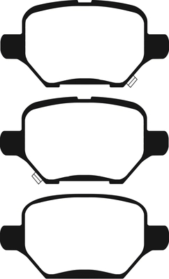 Brake Pad Set, disc brake (PLU2456)