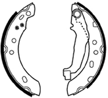 Brake Shoe Set (ABS417)