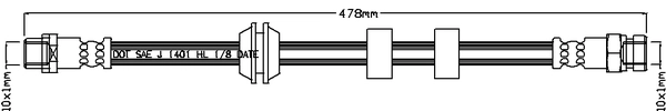 Brake Hose (ABH1002)