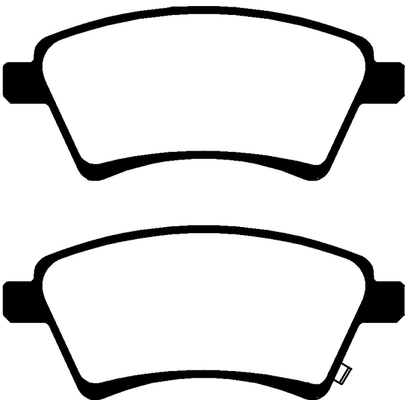 Brake Pad Set, disc brake (PLU1345)