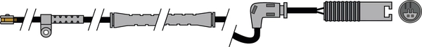 Warning Contact, brake pad wear (AWL188)
