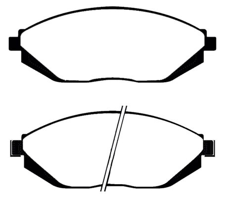 Brake Pad Set, disc brake (PLU2212)