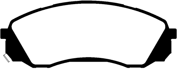 Brake Pad Set, disc brake (PLU1341)