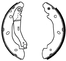 Brake Shoe Set (ABS4017)