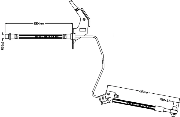 Brake Hose (ABH1117R)