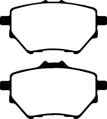 Brake Pad Set, disc brake (PLU2251)