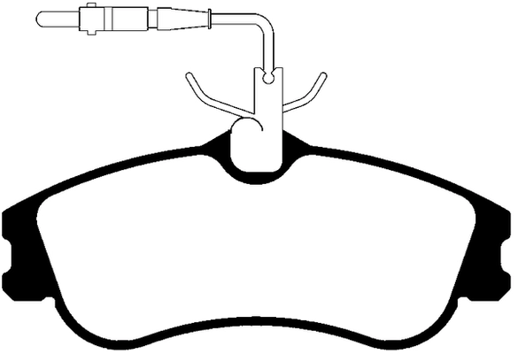 Brake Pad Set, disc brake (PLU3618)