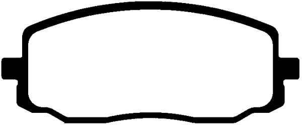 Brake Pad Set, disc brake (PLU1209)