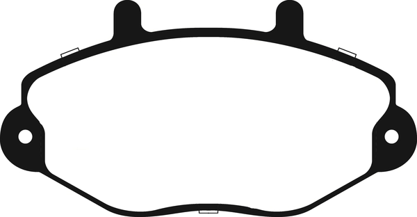 Brake Pad Set, disc brake (PLU701)