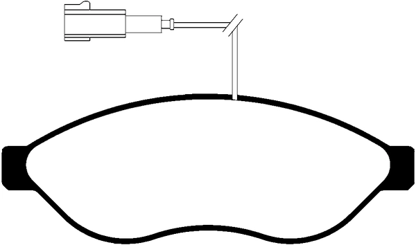 Brake Pad Set, disc brake (PLU1326)