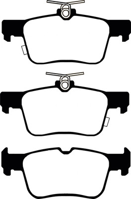 Brake Pad Set, disc brake (PLU2233)