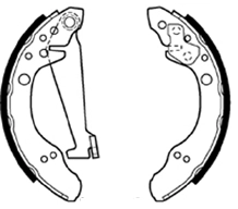 Brake Shoe Set (ABS408)