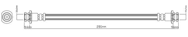 Brake Hose (ABH1076)