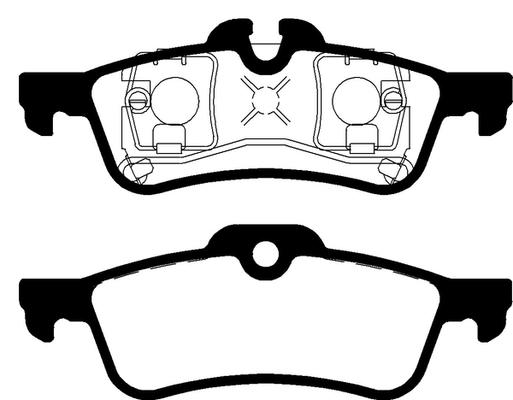 Brake Pad Set, disc brake (PLU3953)