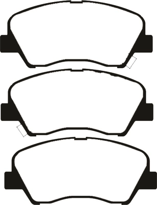 Brake Pad Set, disc brake (PLU2230)