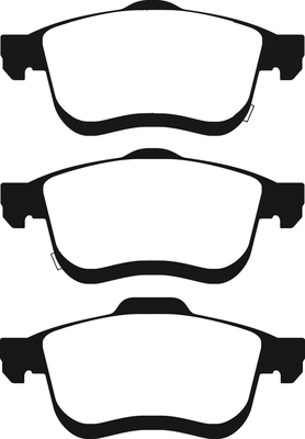 Brake Pad Set, disc brake (PLU2318)