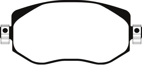 Brake Pad Set, disc brake (PLU2392)