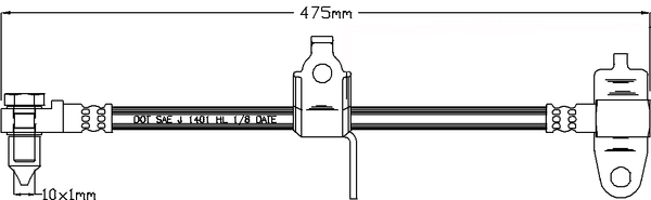 Brake Hose (ABH1087R)