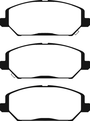 Brake Pad Set, disc brake (PLU2406)