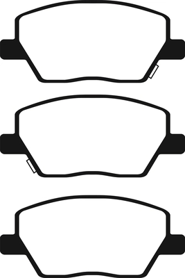 Brake Pad Set, disc brake (PLU2368)