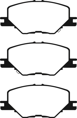 Brake Pad Set, disc brake (PLU2559)