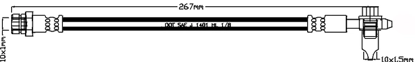 Brake Hose (ABH1183L)