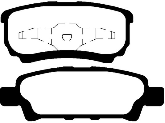 Brake Pad Set, disc brake (PLU1128)