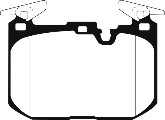 Brake Pad Set, disc brake (PLU2373)