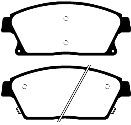 Brake Pad Set, disc brake (PLU2033)