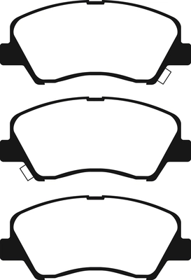 Brake Pad Set, disc brake (PLU2346)