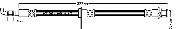 Brake Hose (ABH1083R)