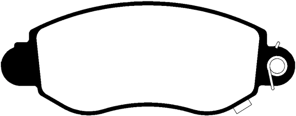 Brake Pad Set, disc brake (PLU3724)