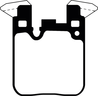 Brake Pad Set, disc brake (PLU2243)