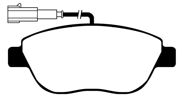 Brake Pad Set, disc brake (PLU3754)