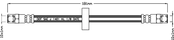Brake Hose (ABH1018)