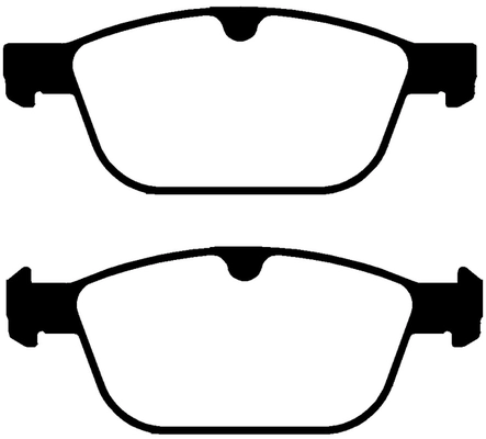 Brake Pad Set, disc brake (PLU2028)