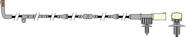 Warning Contact, brake pad wear (AWL250)
