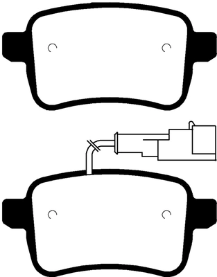 Brake Pad Set, disc brake (PLU2083)