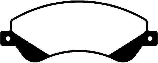 Brake Pad Set, disc brake (PLU1236)
