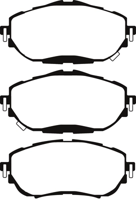 Brake Pad Set, disc brake (PLU2259)