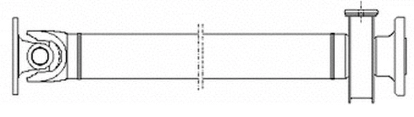Propshaft, axle drive