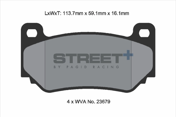 Brake Pad Set, disc brake (T8035SP2001)