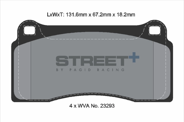 Brake Pad Set, disc brake (T8021SP2001)