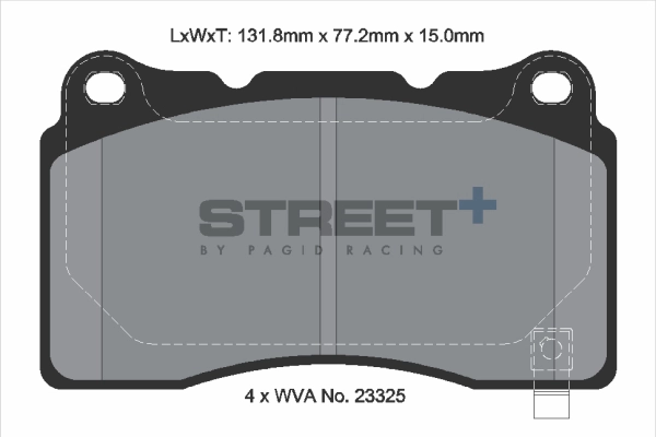 Brake Pad Set, disc brake (T8026SP2001)