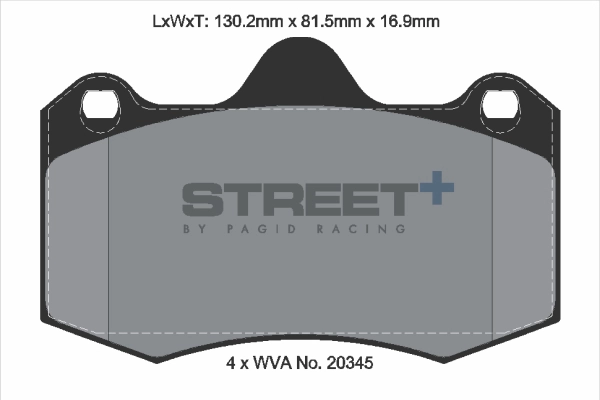 Brake Pad Set, disc brake (T8000SP2001)