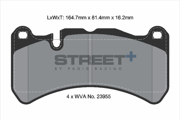 Brake Pad Set, disc brake (T8052SP2001)