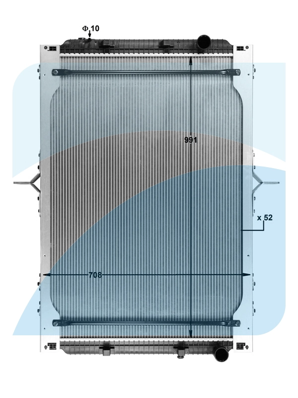Radiator, engine cooling (10041929)