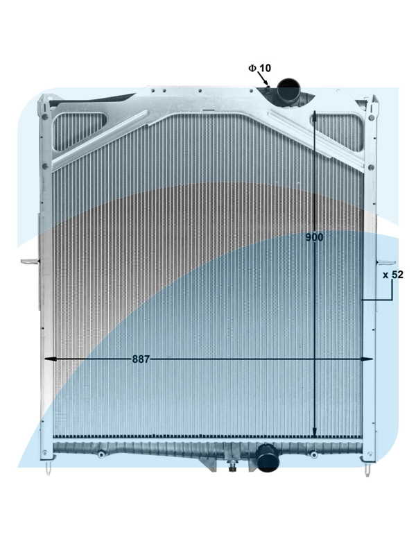 Radiator, engine cooling (10057903)