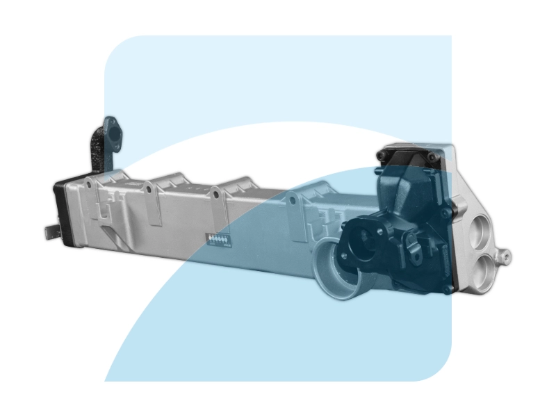 Cooler, exhaust gas recirculation